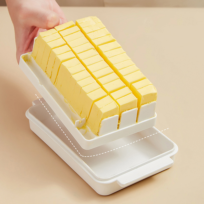Kitchen Baking Containers - Butter Cheese Cutter Storage Box With