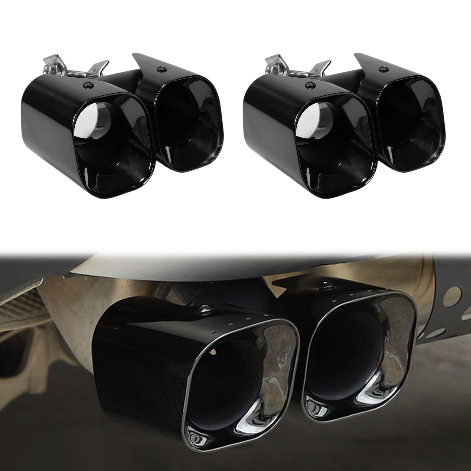 Decorating Tip Set - Exhaust Pipe Trim Set Rear Exhaust
