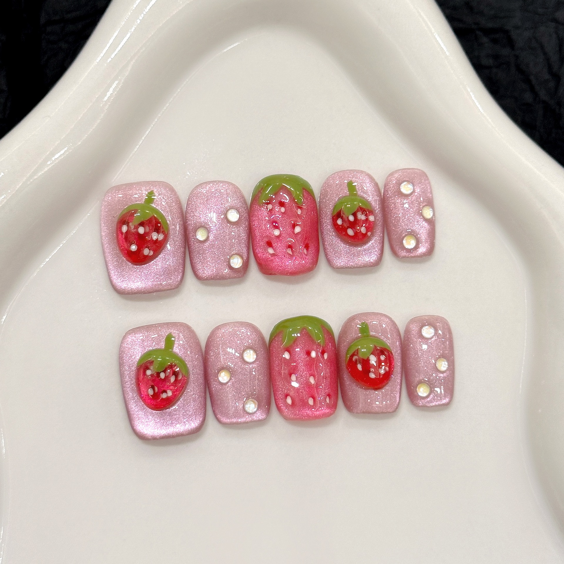 Decorating Tip Set - 10pcs Handmade Press on Nails 3D