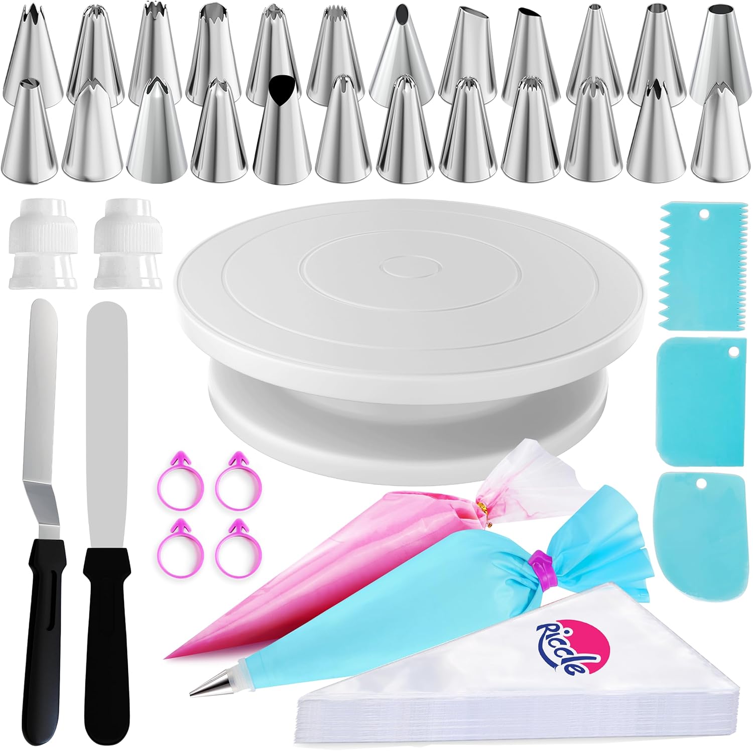 Decorating Tip Set - Riccle 88 pcs Cake Decorating Kit