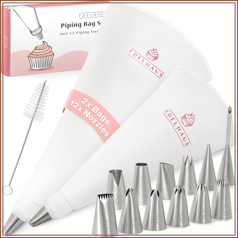 Decorating Tip Set - Piping Bags and Tips Set –