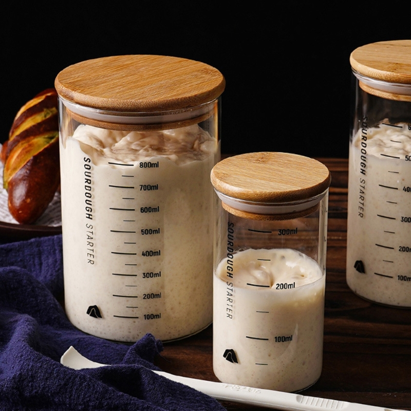 Kitchen Baking Containers - Sourdough Proofing Jar Kitchen Baking Accessory