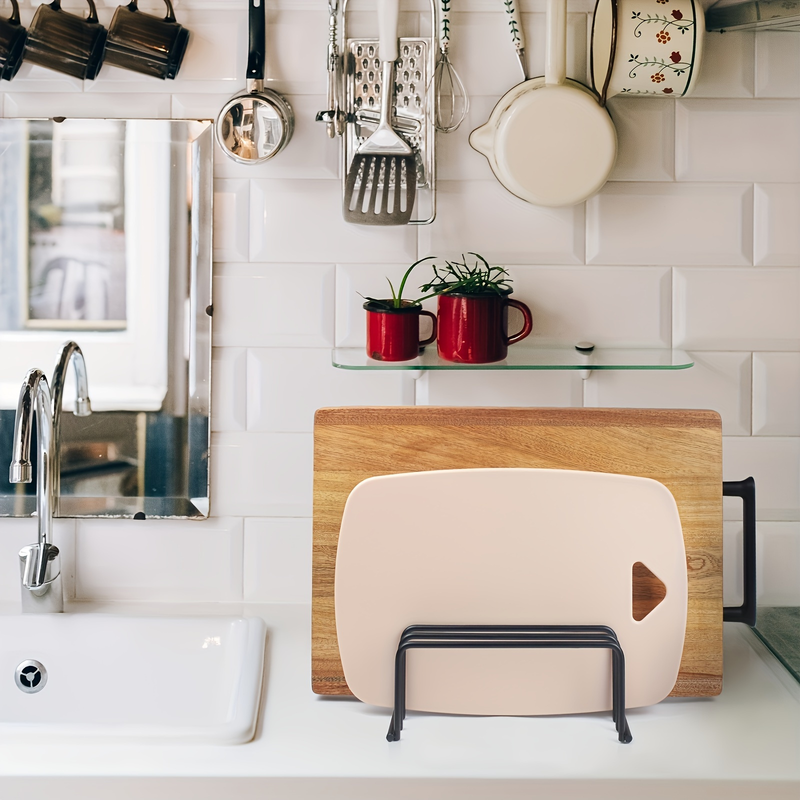 Vegetable Cutting Board Storag - Kitchen Cabinet Baking Organizer recension och pris