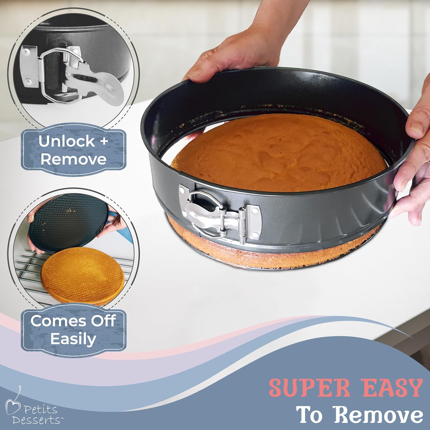 4-Piece Springform Pan Set wit - Springform Pan Set recension och pris