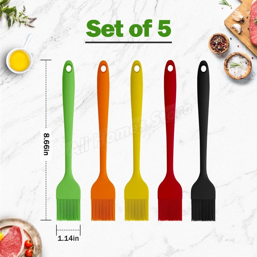 5/3/2/1pcs Silicone Kitchen Br - Pastry Brush Silicone recension och pris