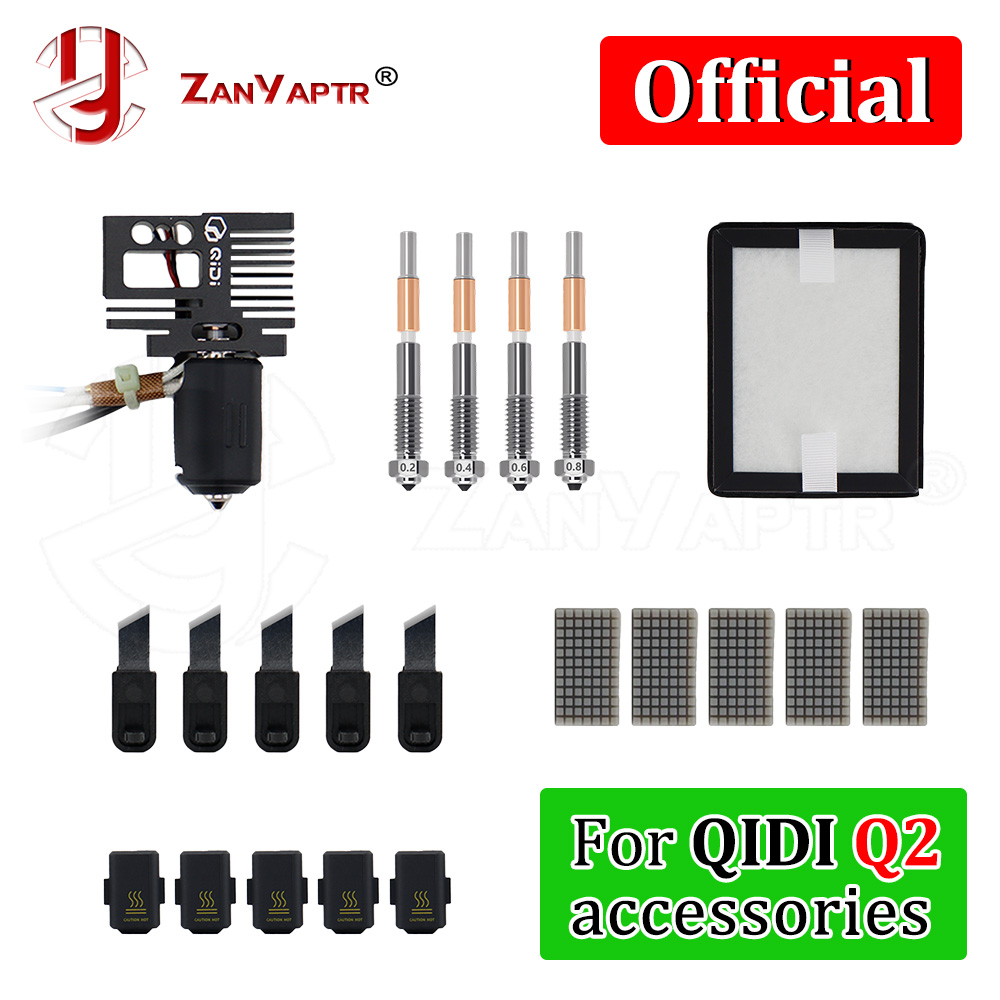 For QIDI Q2 Q2C Use Hotend Noz - Pastry Brush Silicone recension och pris