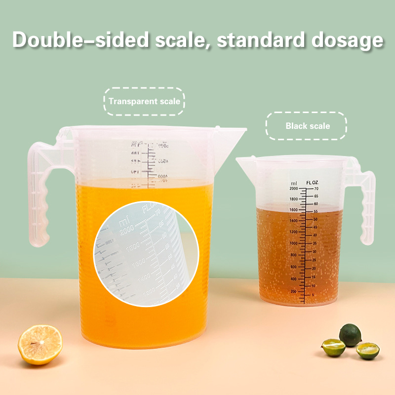 100-5000ml Plastic Measuring C - Kitchen Baking Containers recension och pris