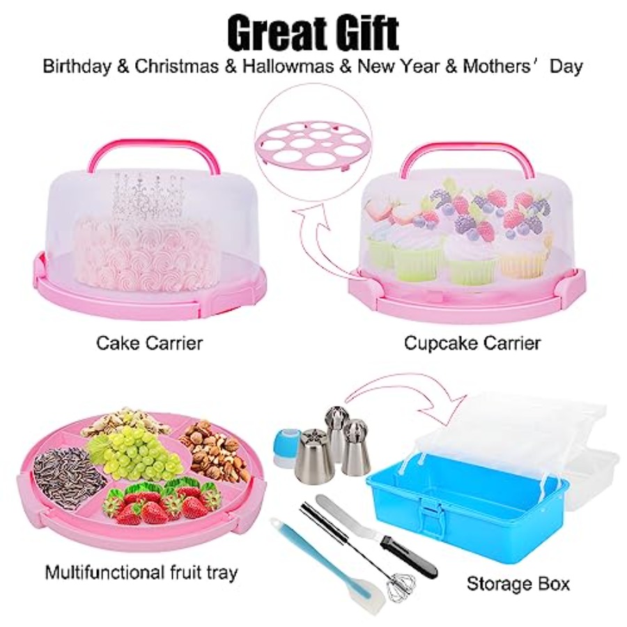 Cake Decorating Kit 672 Pcs Ca - Springform Pan Set recension och pris