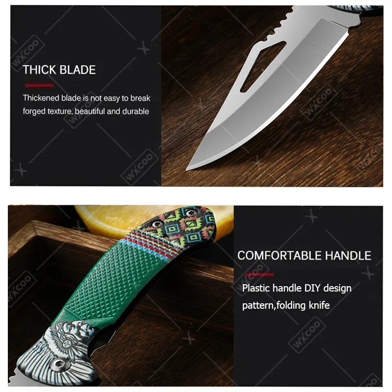WXCOO Folding Knife Stainless  - Kitchen Q recension och pris