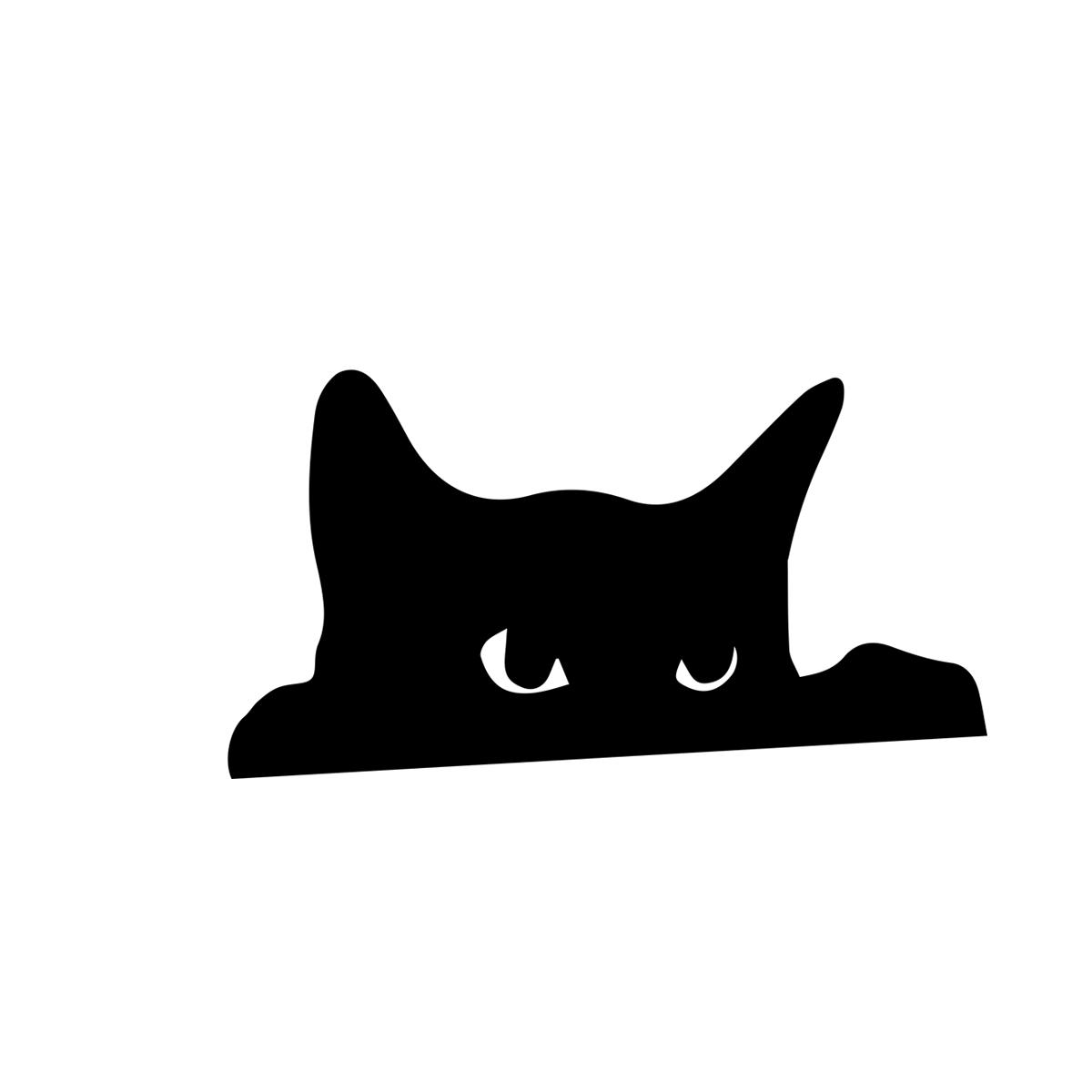 1 Pc Cat looking up Door Toppe - Kitchen Up recension och pris