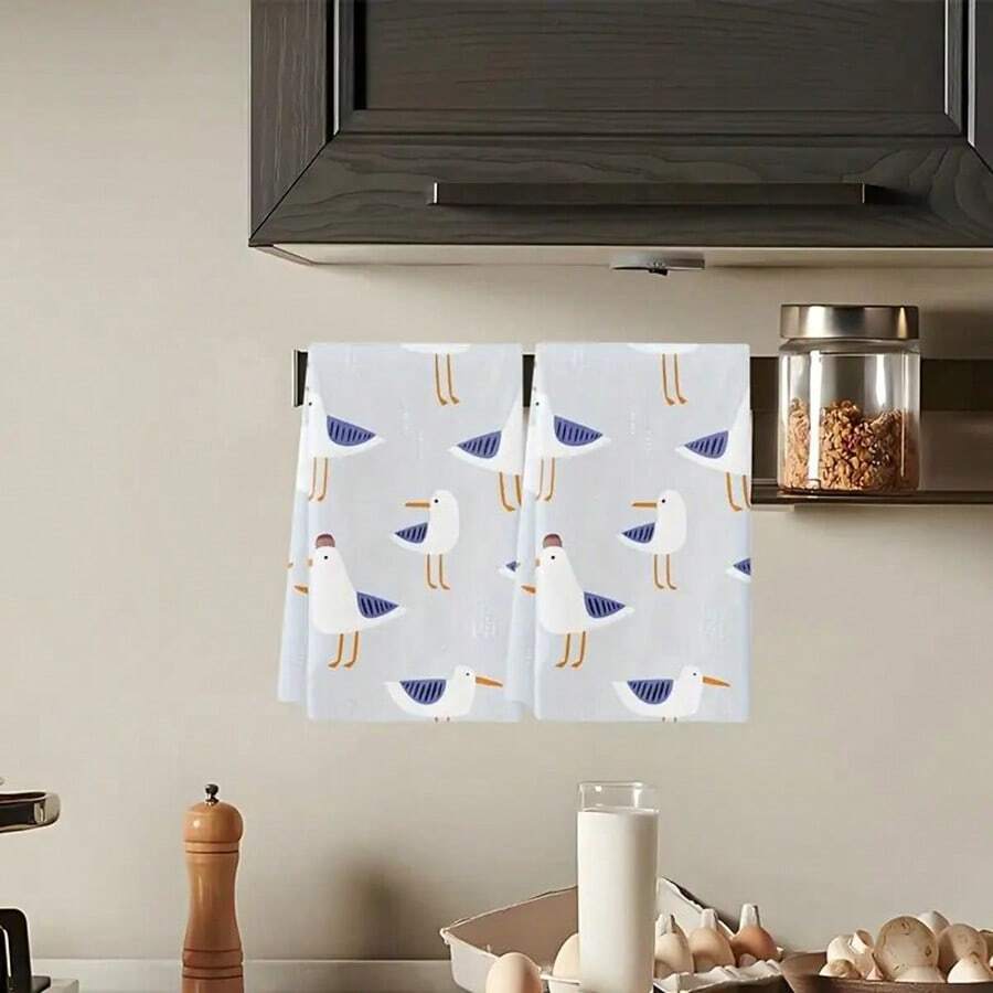 2pcs Set Seagull Printed Kitch - Kitchen Baking Machine recension och pris