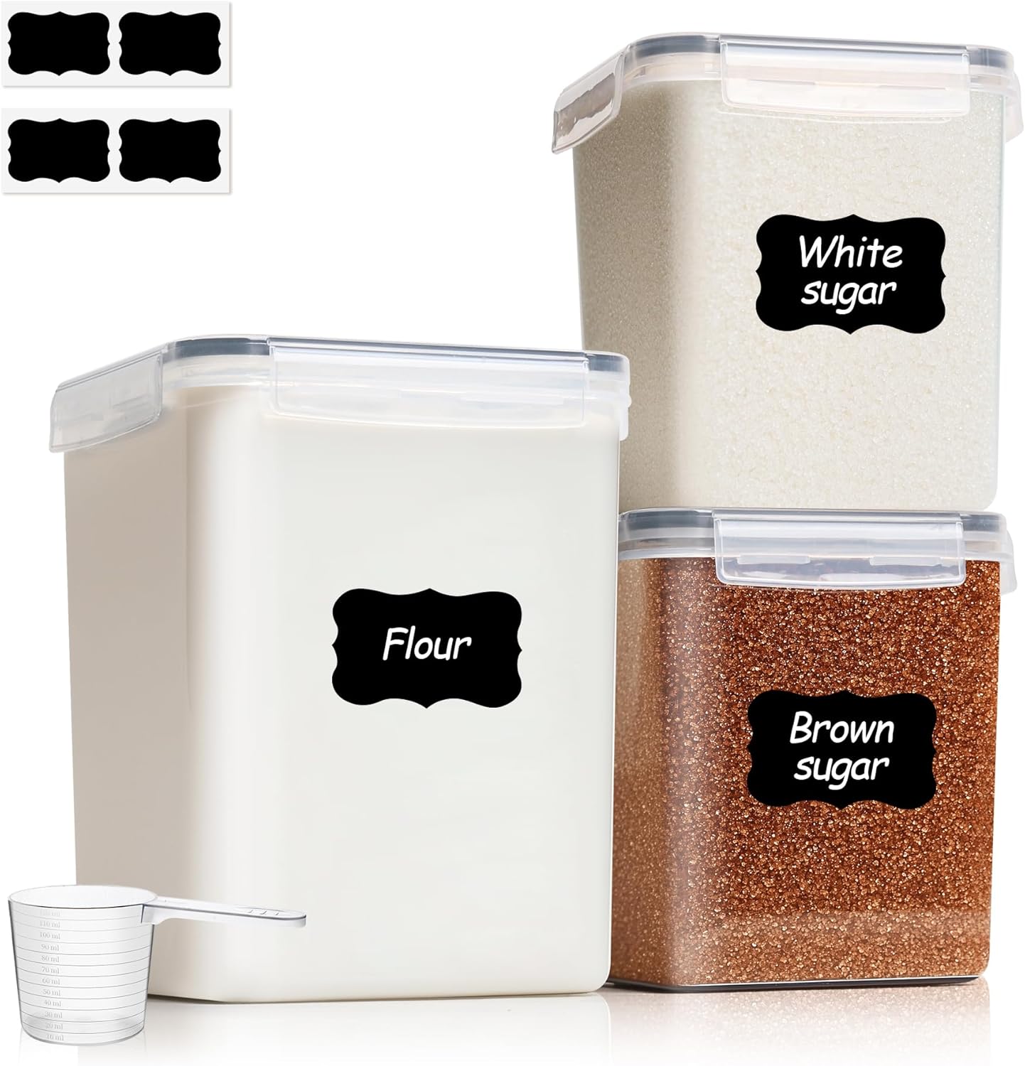 Airtight Food Storage Containe - Kitchen Baking Canisters recension och pris