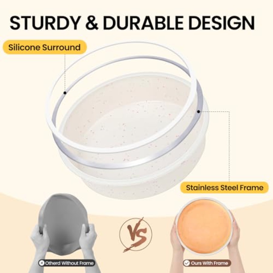 6 Inch Silicone Round Cake Pan - Springform Pan Set recension och pris