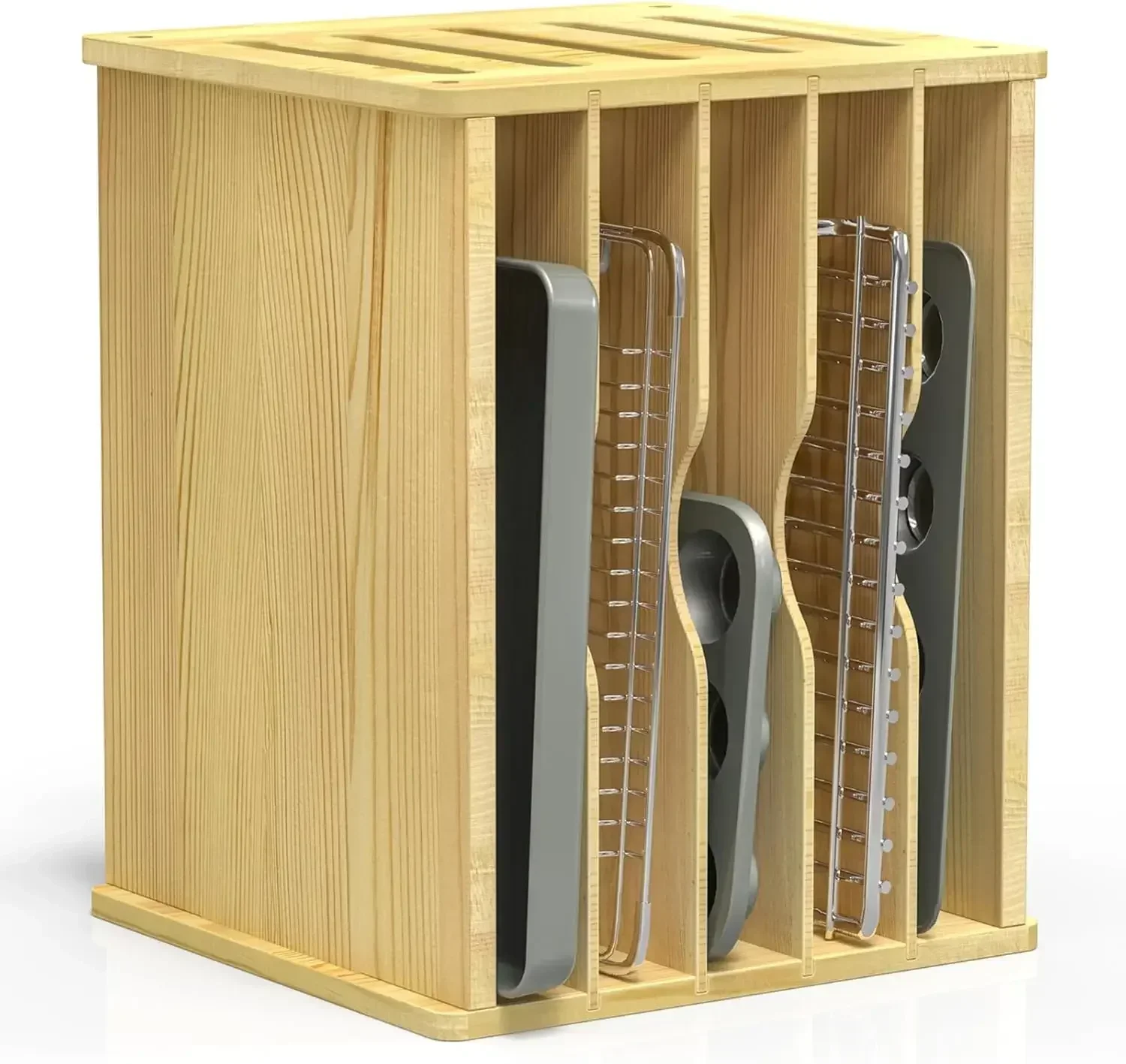 XMSJ-Sale6 Tier Wooden Cabinet - Kitchen Cabinet Baking Organizer recension och pris