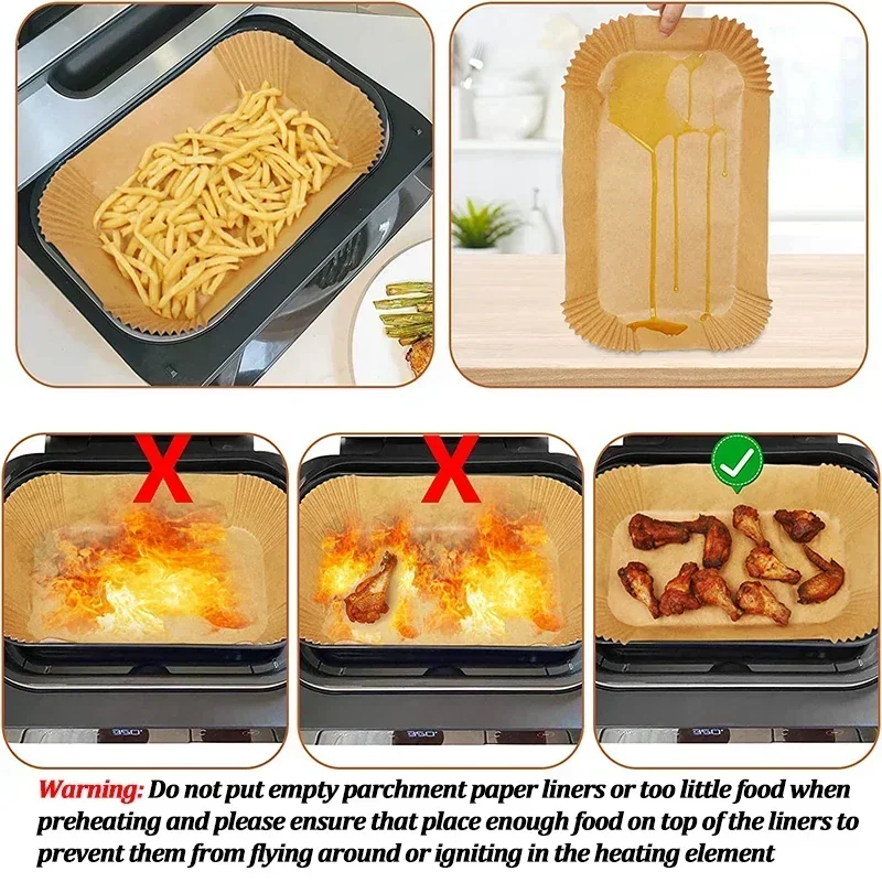 Disposable Air Fryer Paper Non - Kitchen Baking Store recension och pris