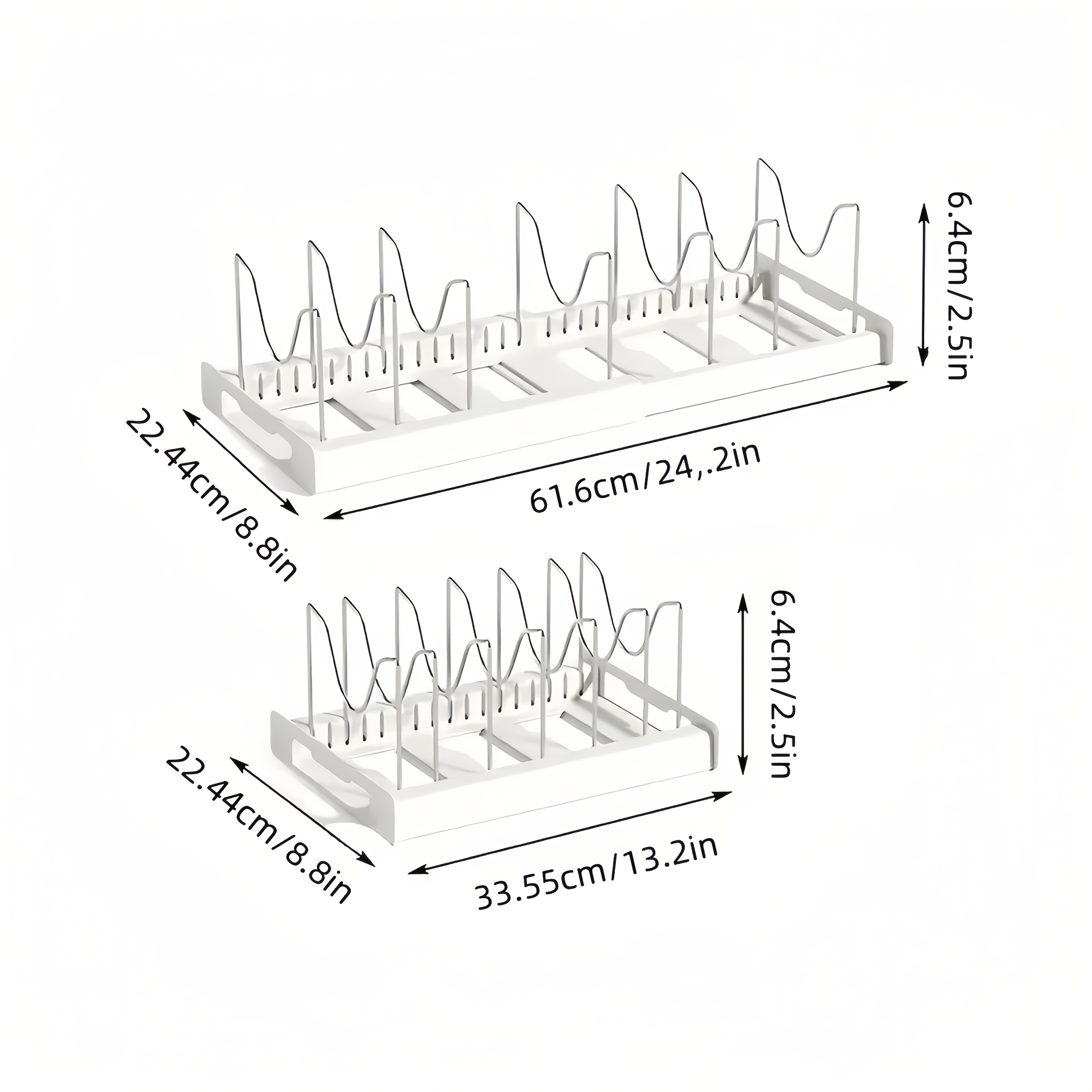 Cookware Organizer Rack, Expan - Kitchen Cabinet Baking Organizer recension och pris