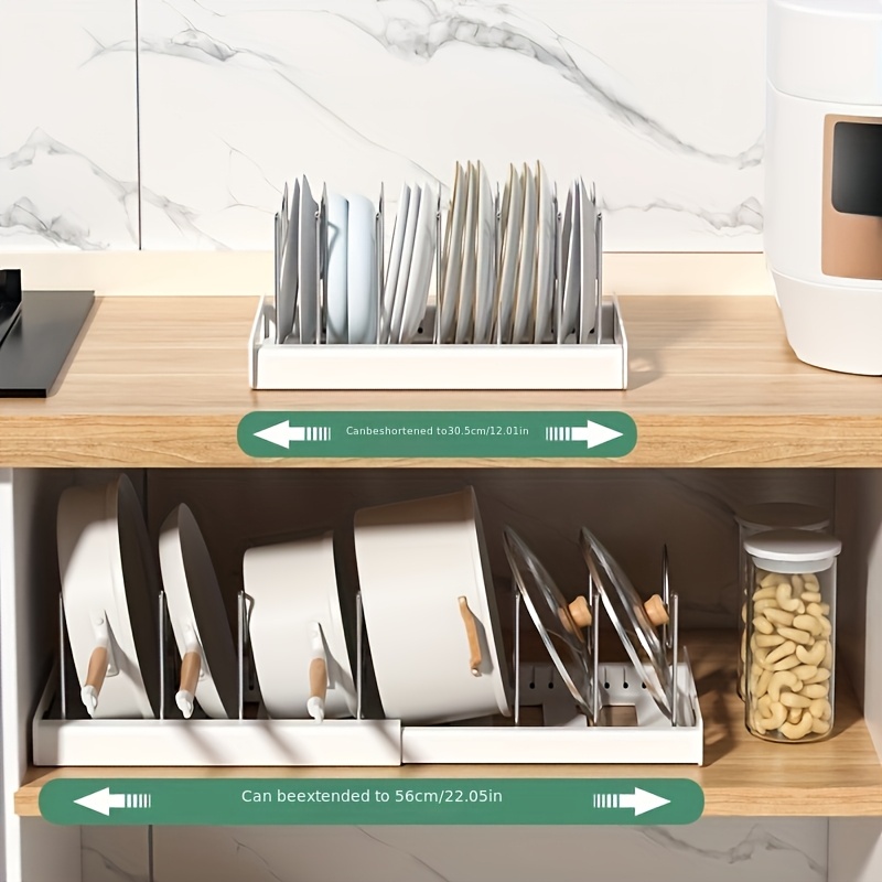 Cookware Organizer Rack, Expan - Kitchen Cabinet Baking Organizer recension och pris