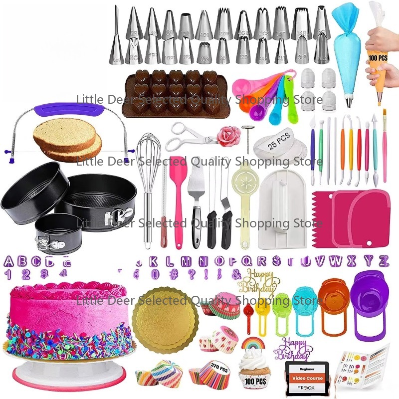 Cake Decorating Supplies 700pc - Springform Pan Set recension och pris