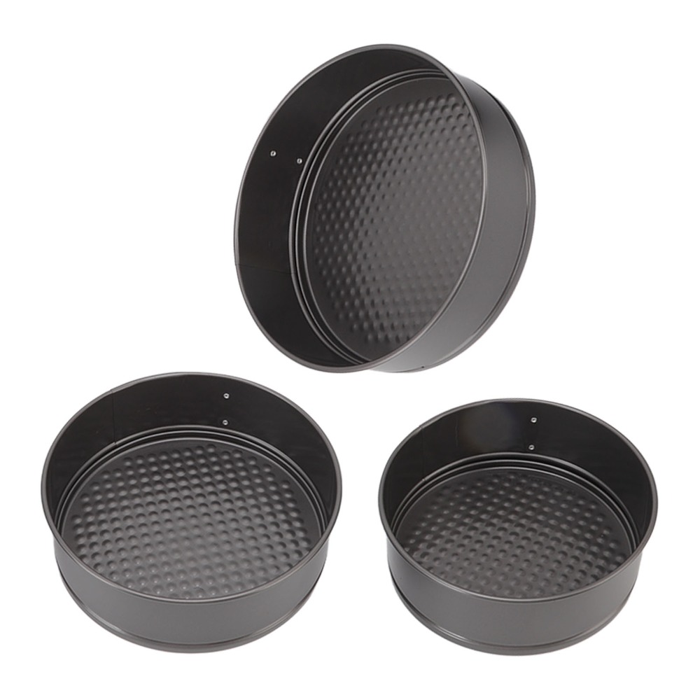 3pcs Carbon Steel Cake Pan Set - Springform Pan Set recension och pris