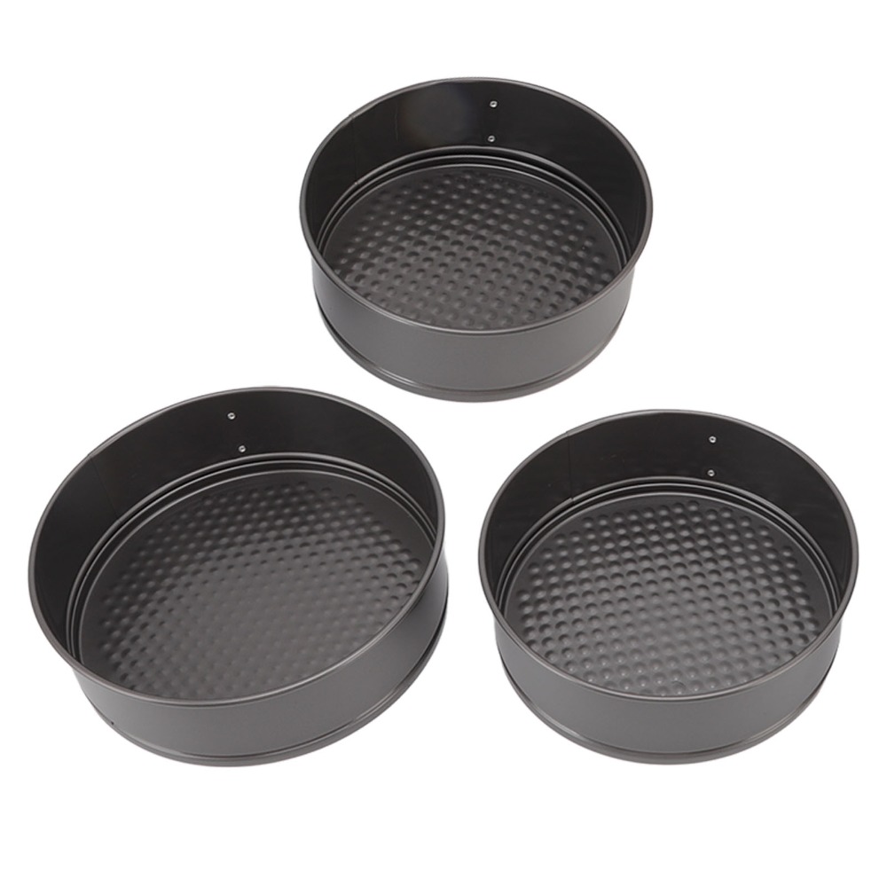 3pcs Carbon Steel Cake Pan Set - Springform Pan Set recension och pris