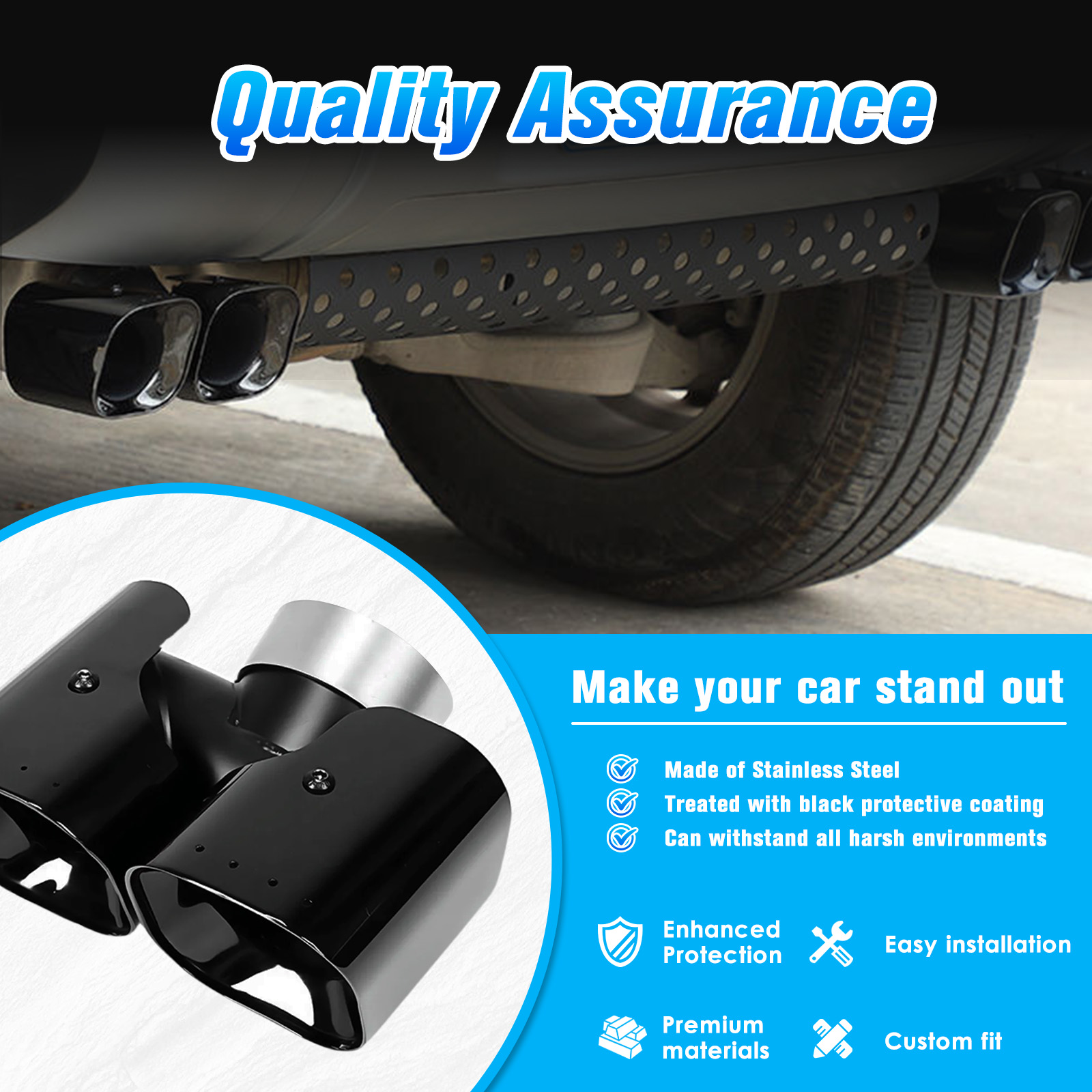 Exhaust Pipe Trim Set Rear Exh - Decorating Tip Set recension och pris