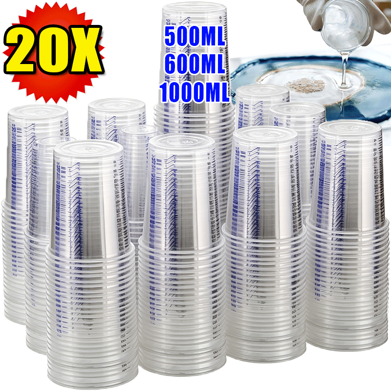 500/600/1000ml Disposable Plas - Kitchen Baking Essentials recension och pris