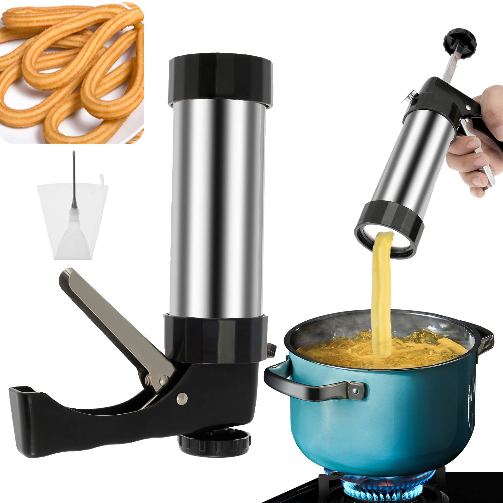 Churrera Churro Maker Machine  - Kitchen Baking Machine recension och pris