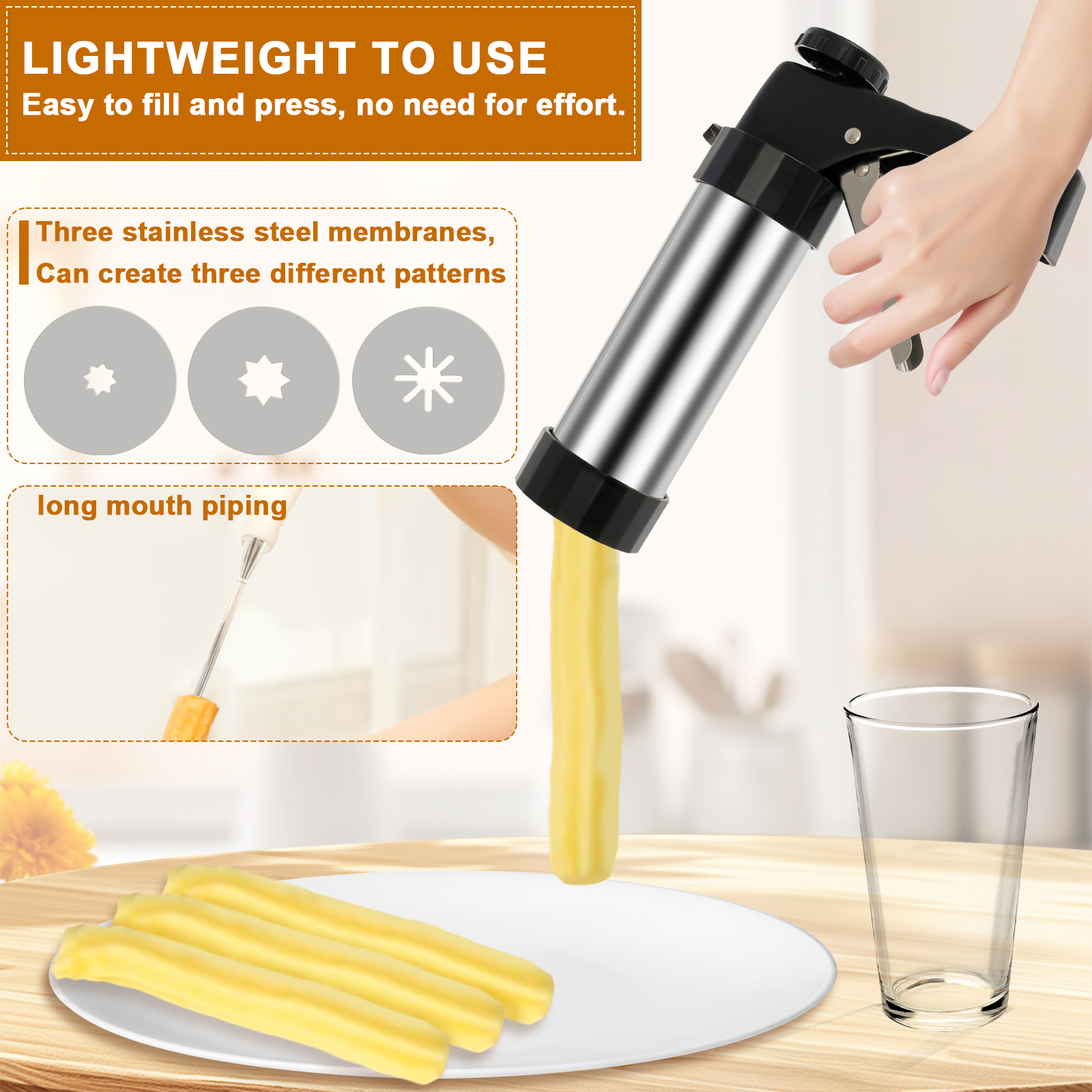 Churrera Churro Maker Machine  - Kitchen Baking Machine recension och pris