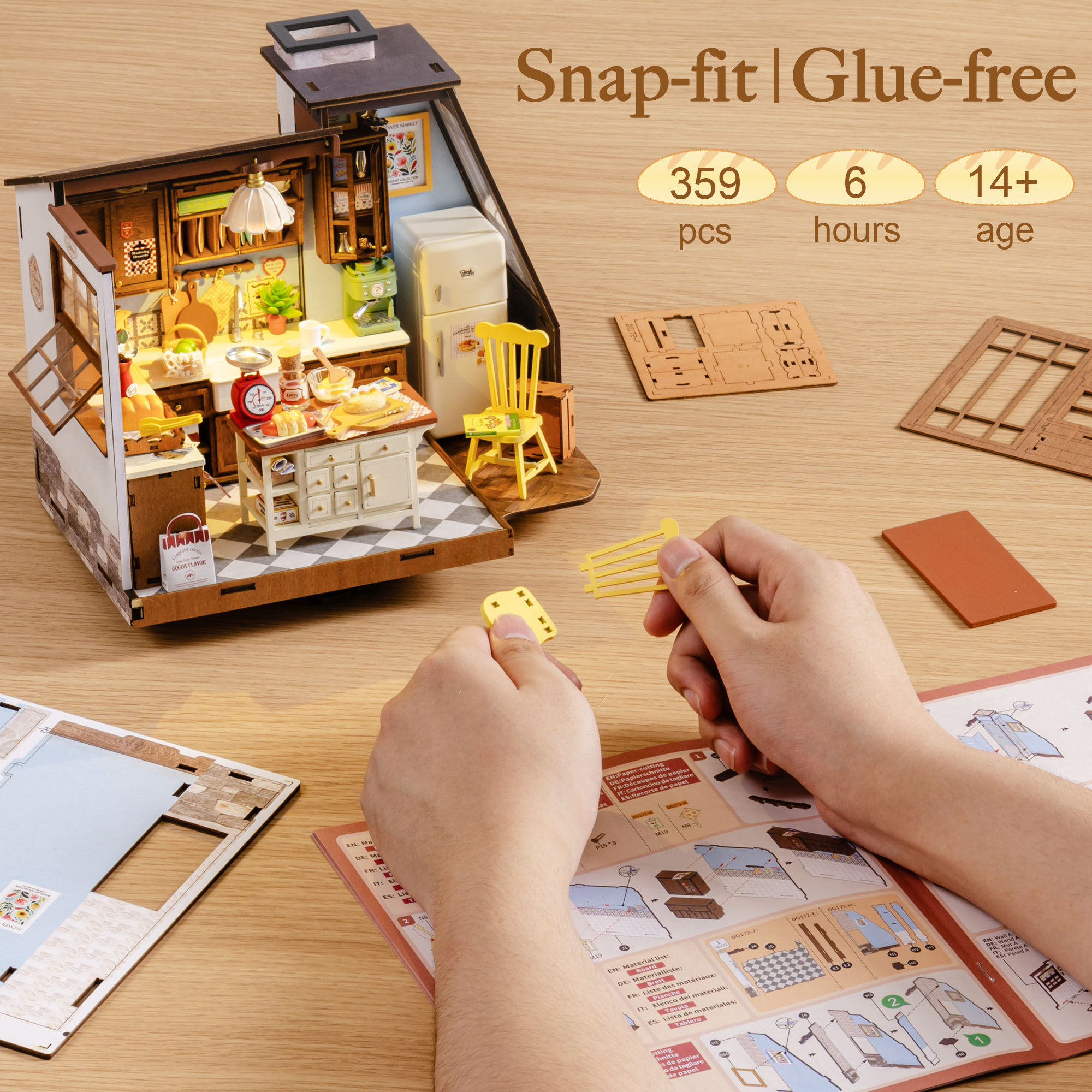 Rolife DIY Miniature House Kit - Baking Kitchen Rolife recension och pris