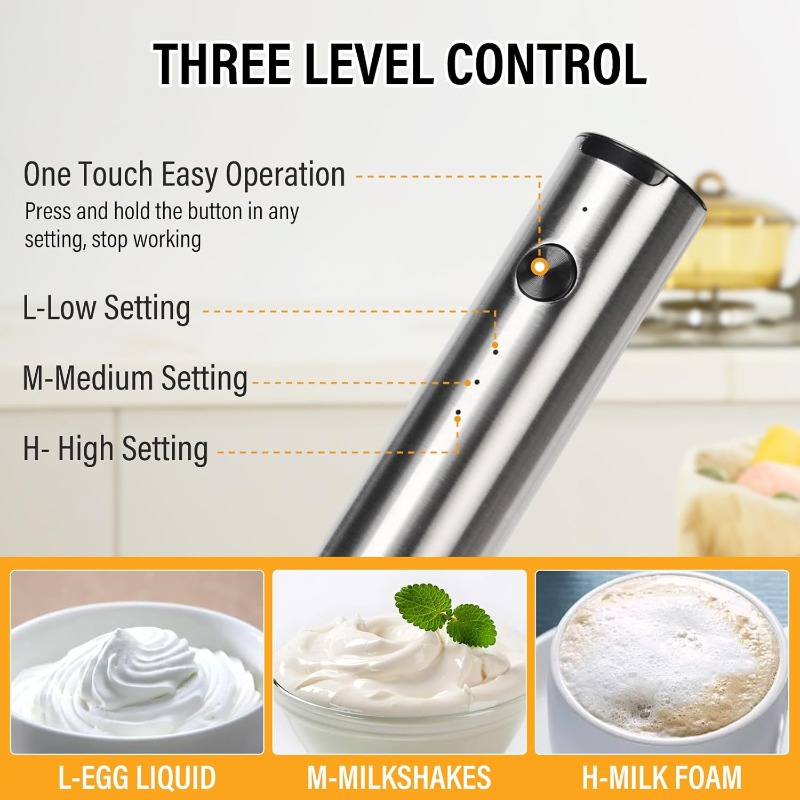 Rechargeable Electric Whisk US - Kitchen Baking Blender recension och pris