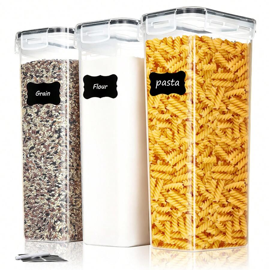 3/6pcs Large Food Storage Cont - Kitchen Baking Canisters recension och pris