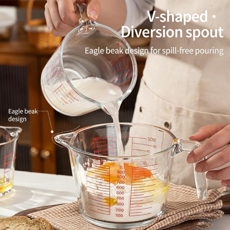 Glass Measuring Cup With Preci - Kitchen Baking Essentials recension och pris