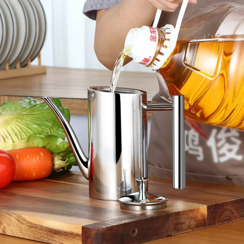 Stainless Steel Olive Oil Bott - Kitchen Baking Blender recension och pris