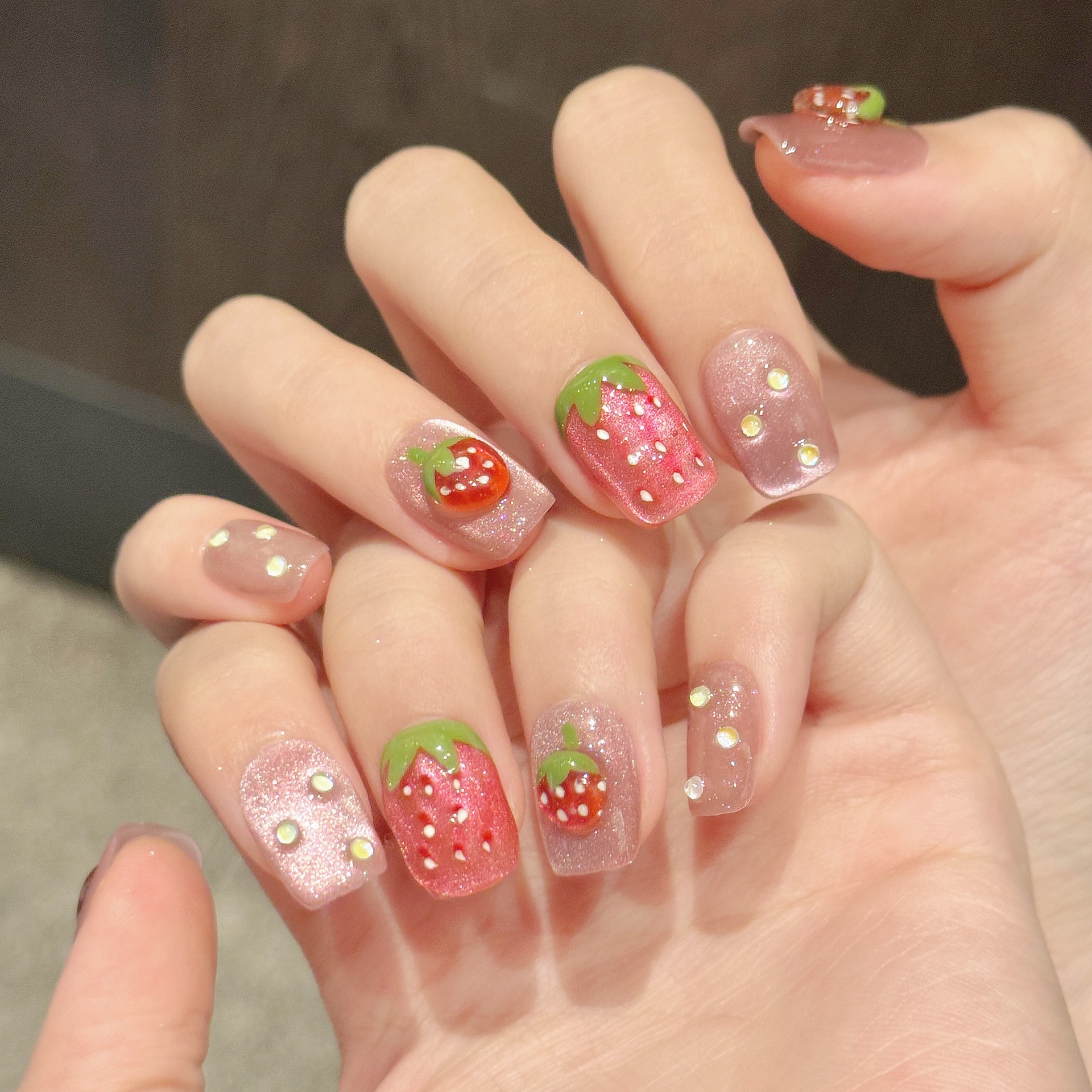 10pcs Handmade Press on Nails  - Decorating Tip Set recension och pris