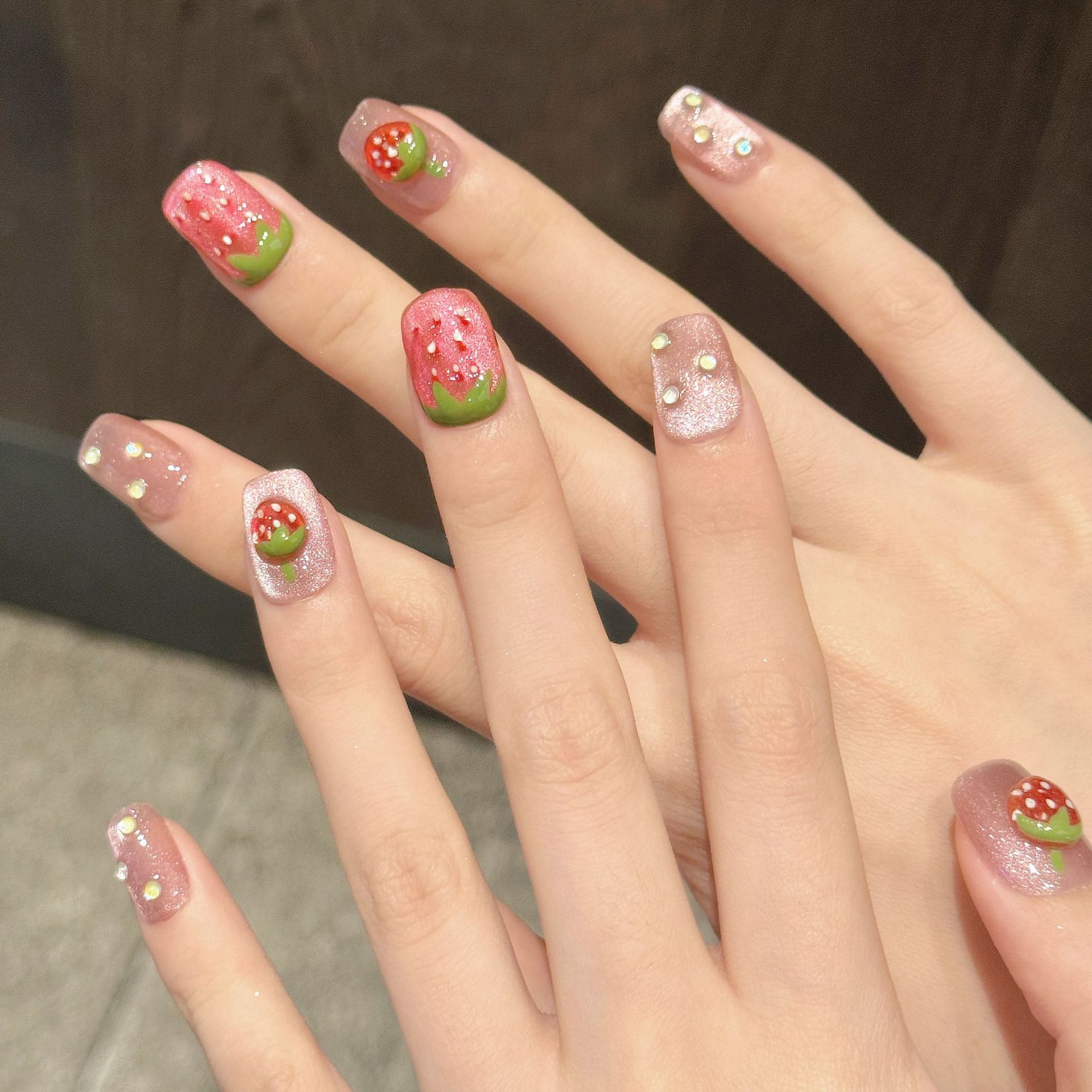 10pcs Handmade Press on Nails  - Decorating Tip Set recension och pris