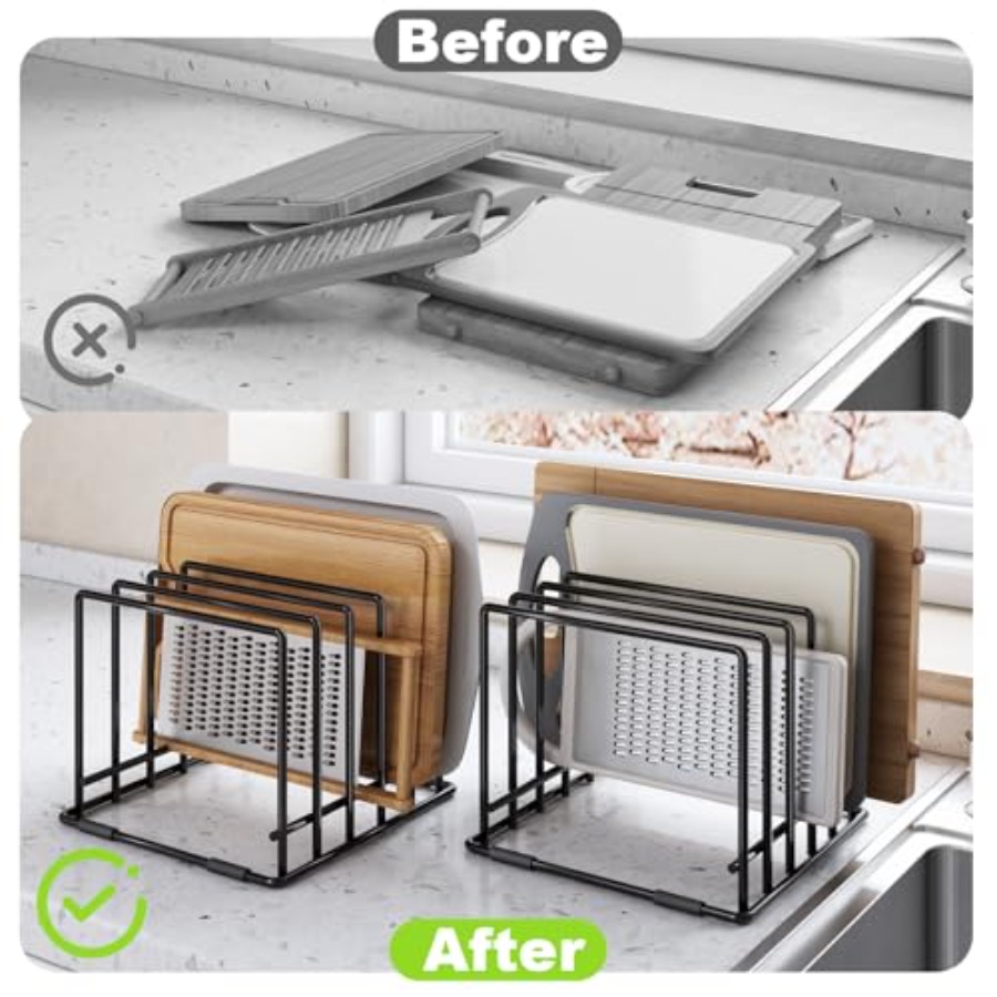 2-pack 5-slot baking storage s - Kitchen Cabinet Baking Organizer recension och pris