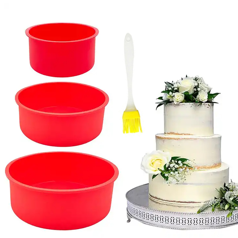 Round Silicone Cake Pan Baking - Springform Pan Set recension och pris