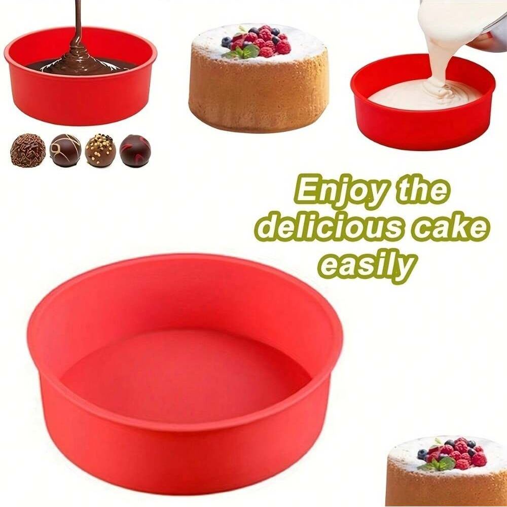 Round Silicone Cake Pan Baking - Springform Pan Set recension och pris