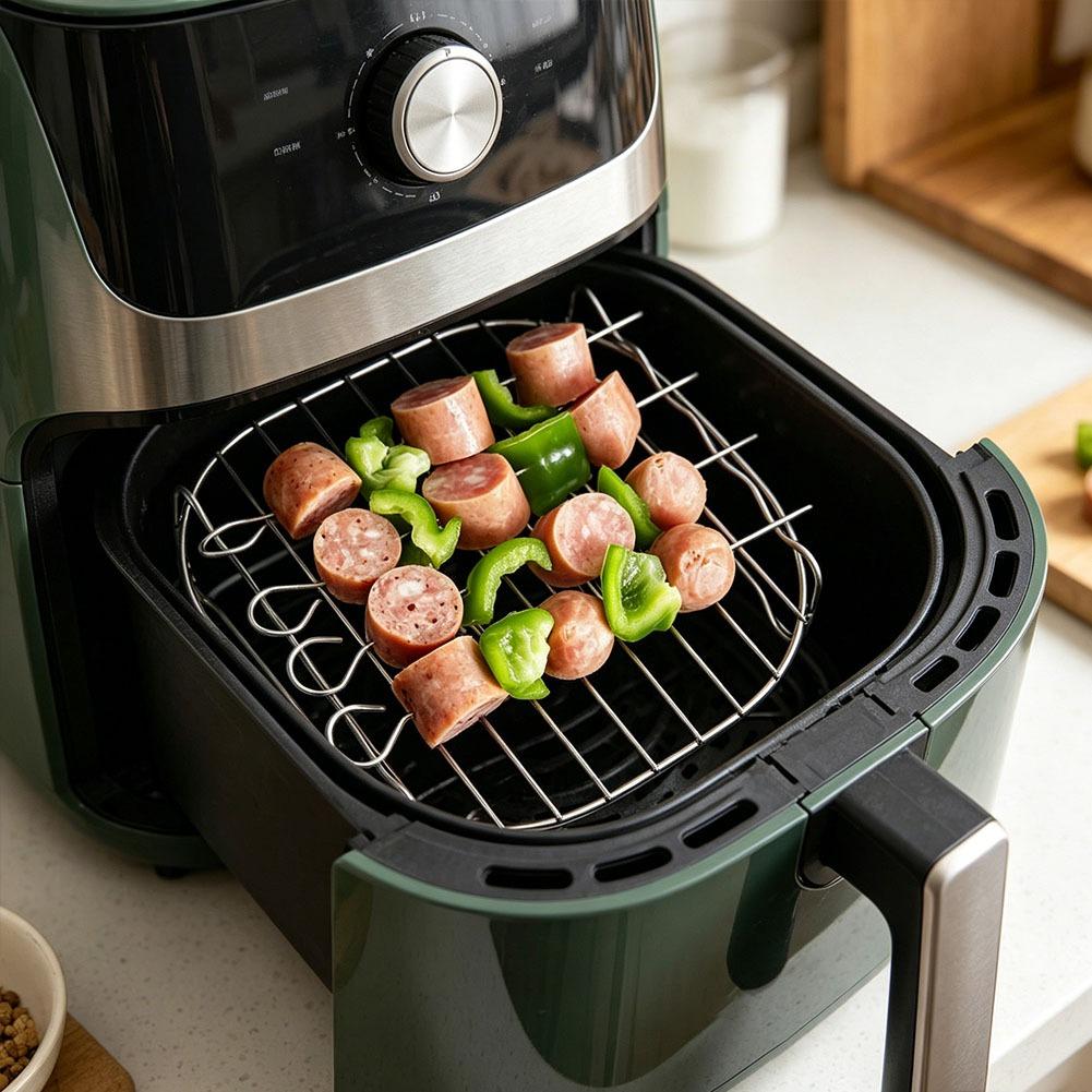 Air Fryer Square Grill Stainle - Kitchen Q recension och pris