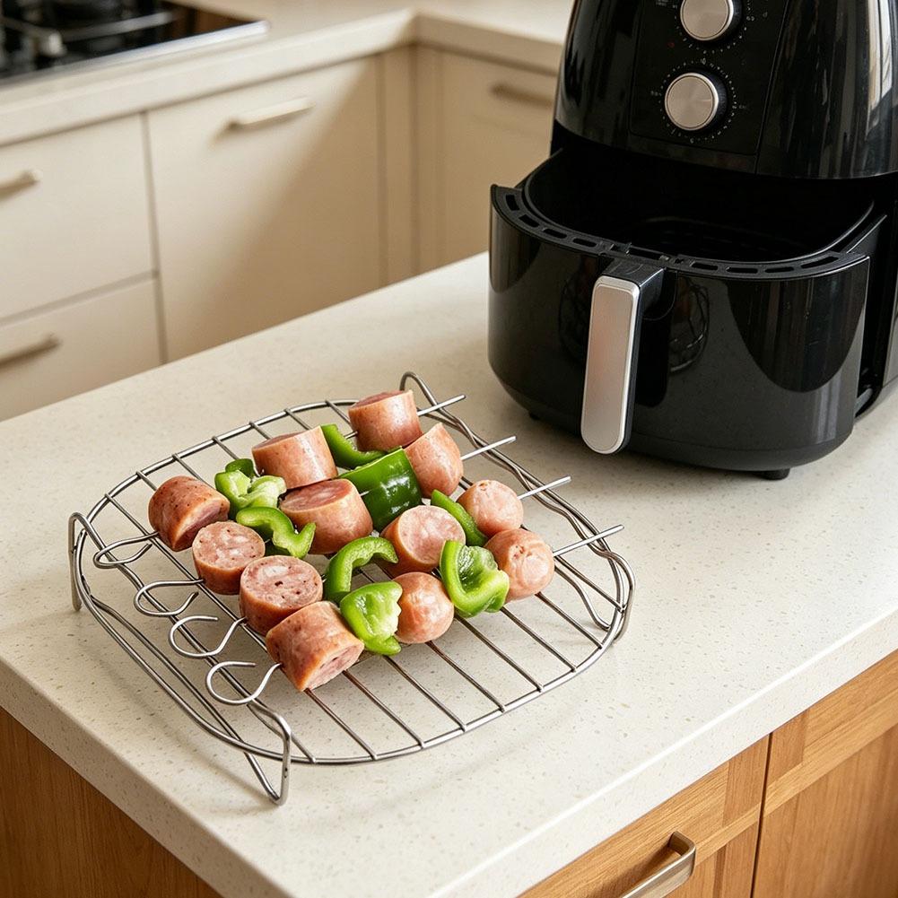 Air Fryer Square Grill Stainle - Kitchen Q recension och pris