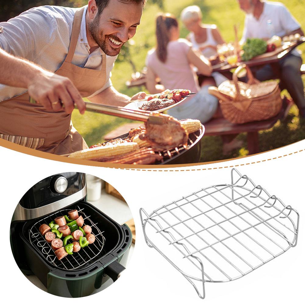 Air Fryer Square Grill Stainle - Kitchen Q recension och pris