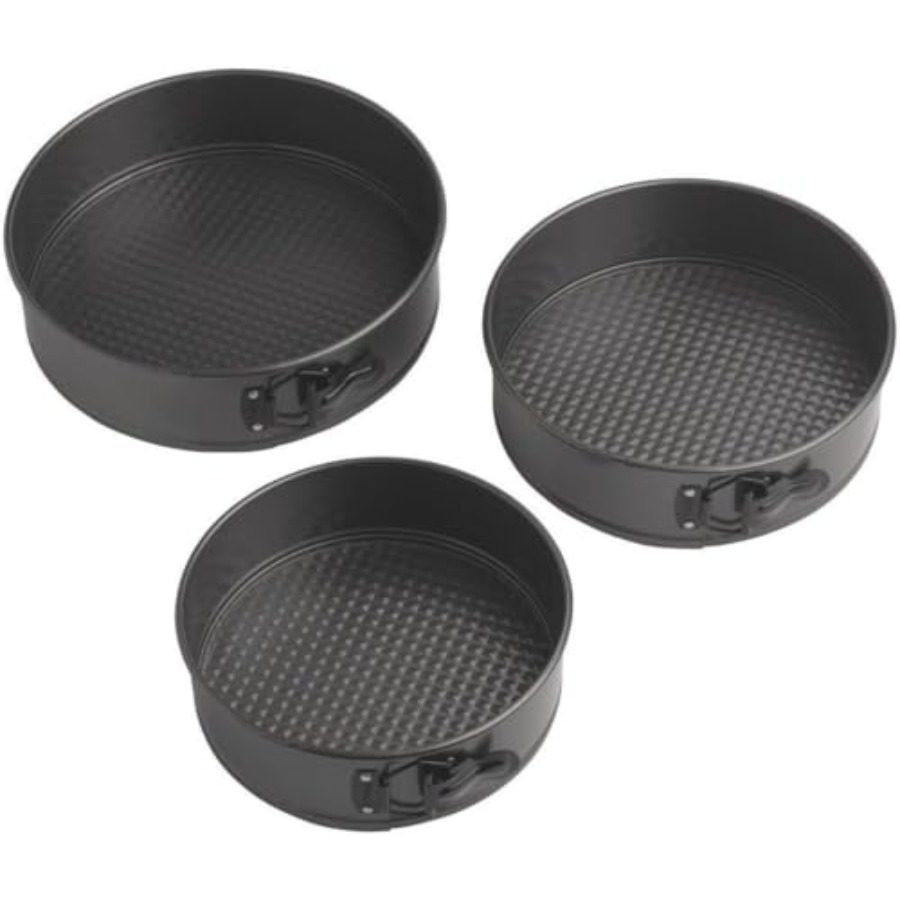 Gold Non-Stick 8, 9, 10 in Spr - Springform Pan Set recension och pris
