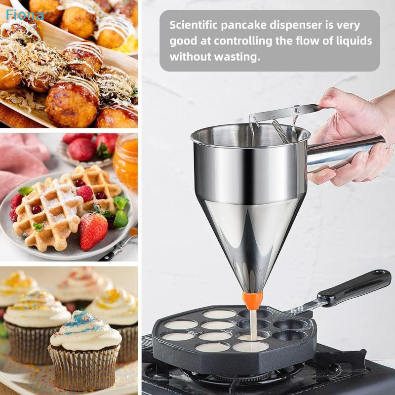 ✔Stainless Steel Funnel Dispen - Kitchen Baking Blender recension och pris