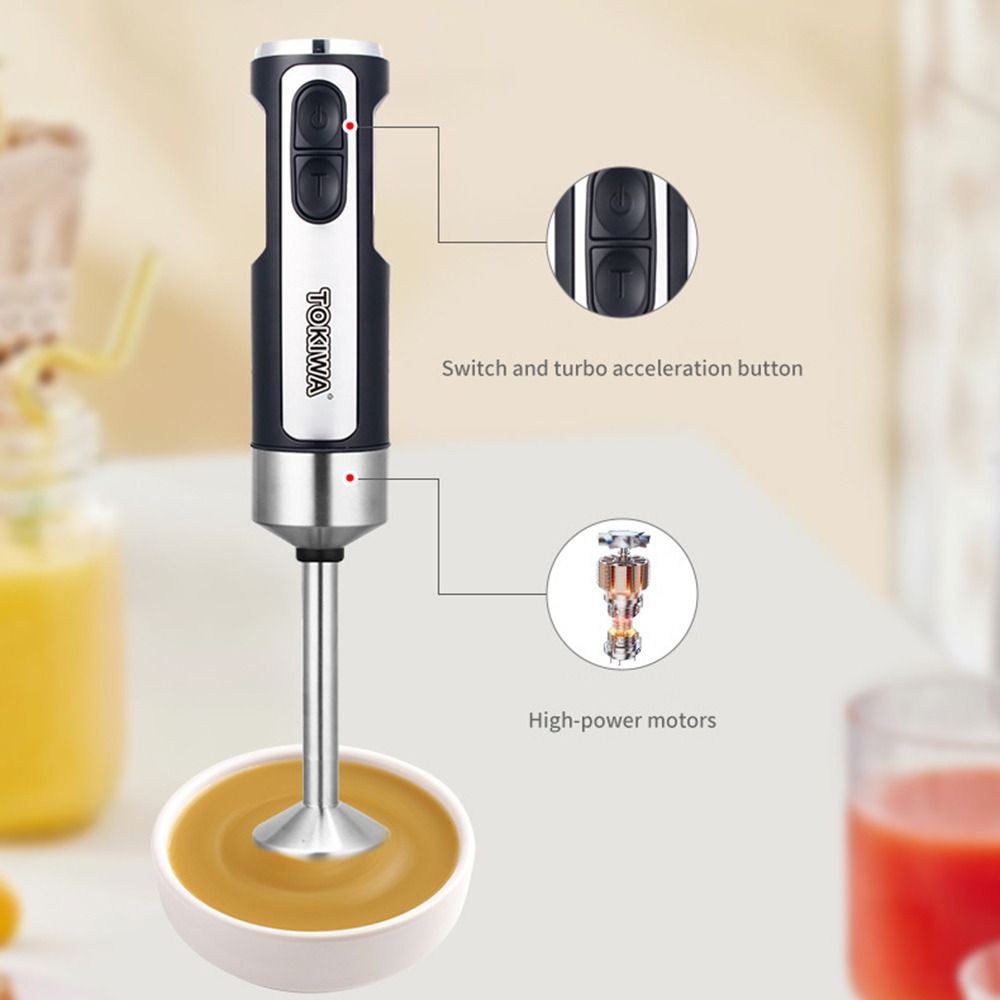 5 in 1 Hand Blender 400W 316 S - Kitchen Baking Blender recension och pris