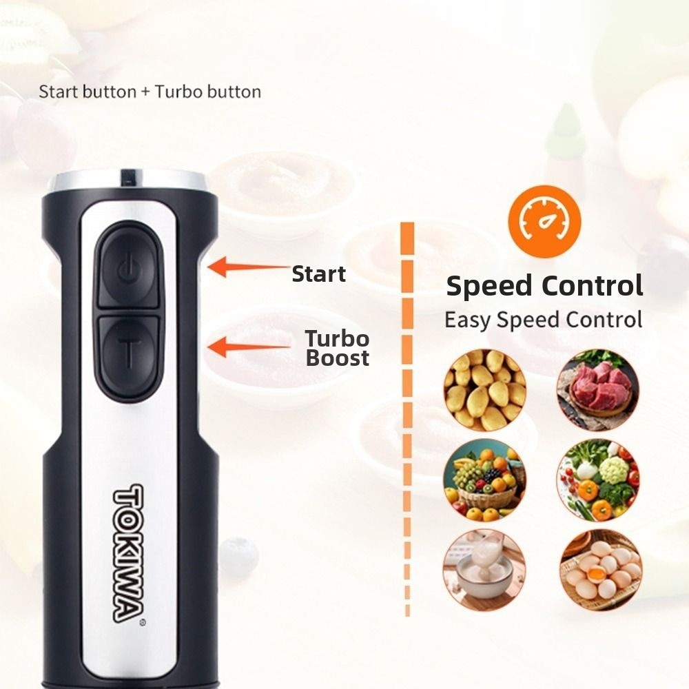 5 in 1 Hand Blender 400W 316 S - Kitchen Baking Blender recension och pris