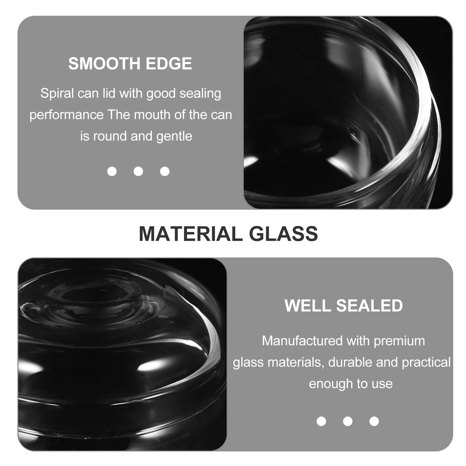 Premium Thick Glass Tea Canist - Kitchen Baking Canisters recension och pris
