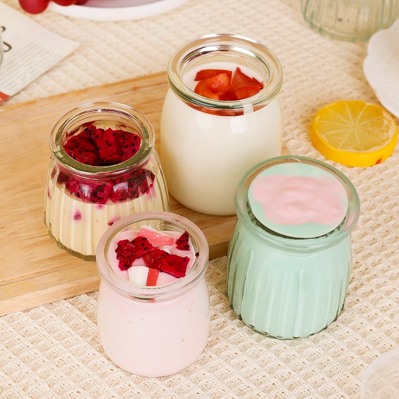 100/150/200ML Glass Yogurt Jar - Kitchen Baking Containers recension och pris