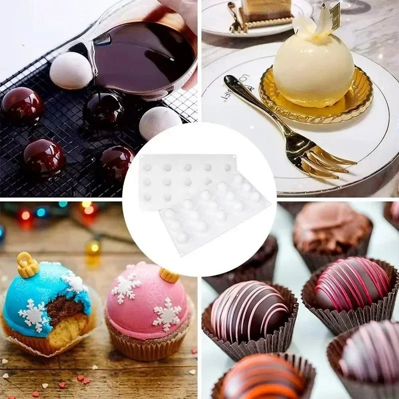 3D Sphere Silicone Mold For Mo - Kitchen Baking Store recension och pris