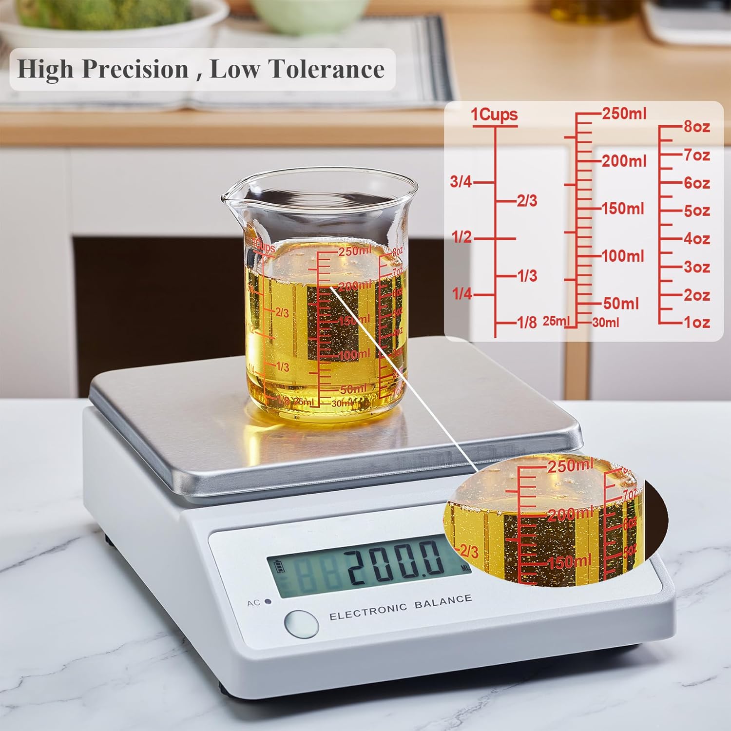 Ackers Glass Measuring Cup 1 C - Kitchen Baking Essentials recension och pris