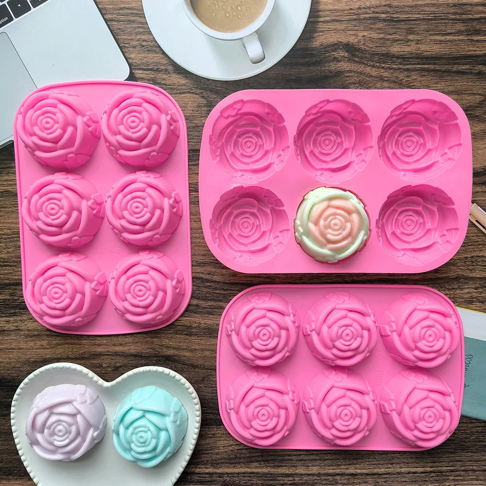 6 Holes Flower Rose Handmade S - Kitchen Baking Dishes recension och pris